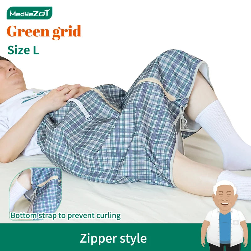 Washable adult diaper skirt washable diaper pad incontinence skirt for disabled incontinence pants for bedridden patients