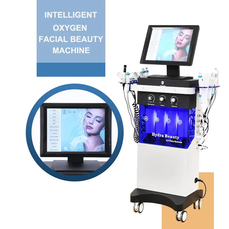 14 In 1 hydra beauty facial Machine Skin Peeling hydra beauty facial Hydradermabrasion Korea Aqua Peel Machine