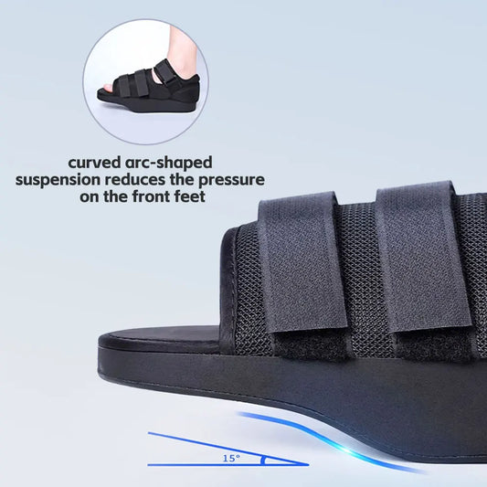 Front and Back Foot Decompression Shoes Non Load Shoes Toe Bone Protection Covers Folding Shoes Daily Rehabilitation Care Shoe