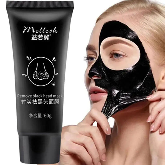 Bamboo Charcoal Facial Mask Blackhead Removing Facial Mask 60g Dirt Removing Cleaning Pore Layer Cleaning Skin Care Facial Mask