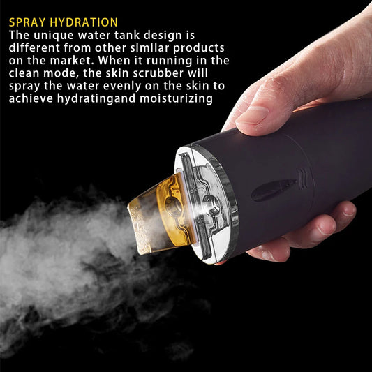 New Ultrasonic Skin Scrubber Vibration Face Spatula Blackhead Remover Shovel Clean Cavitation Peeling Facial Lifting EMS Machine