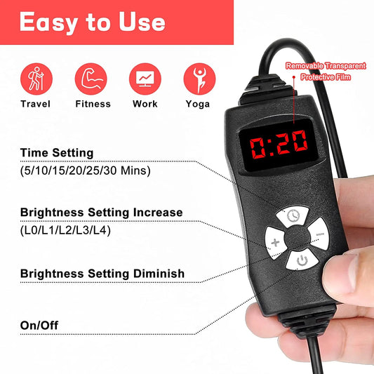 Red &Infrared Light Therapy Belt 850nm 660nm LED Beauty Devices fo Wrap Burn Fat Face Wrap Slimming Waist Heat Pad Full Body