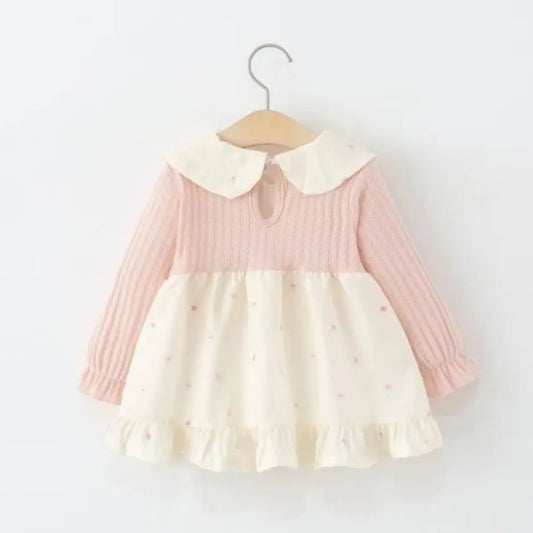 Newborn Baby Girl Dress Toddler Clothes Spring Autumn Kids Girls Long Sleeve Princess 1st Birthday Dresses Infant Clothing