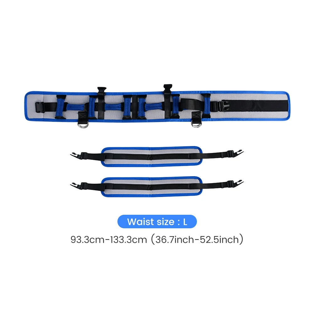 Patient Transfer Belt Moving Waist Strap Soft Nylon Leg Loops Paralyzed People Body Lifting Aids For Hemiplegia Rehabilitation