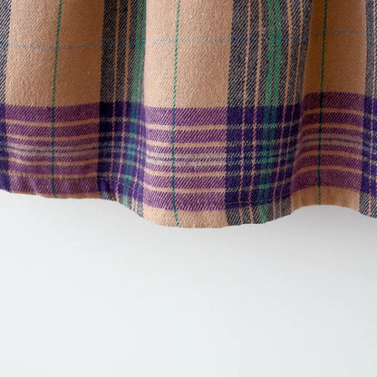 2025 Fall Newborn Baby Girl Dress Clothes Toddler Girls Princess Plaid Birthday Dresses For Infant Baby Clothing 0-2y Vestidos