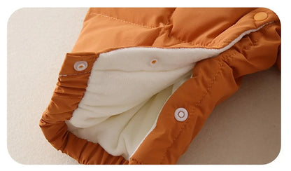 Newborn Jumpsuit Winter Baby Clothes Infant Clothing Girls Jumpsuit for Boys Warm Hooded Romper Toddler Clothes 0-18 Month