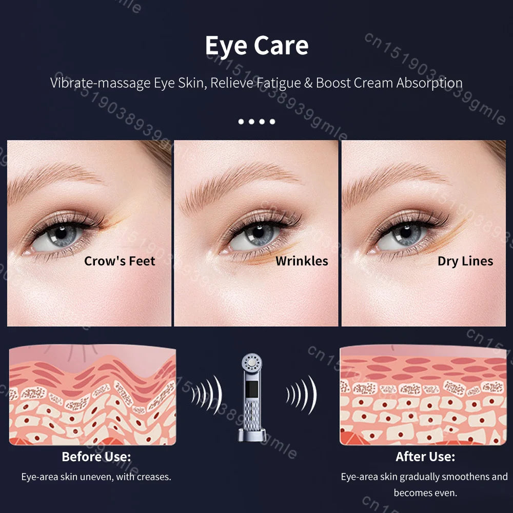 EMS Micro Current Electric Face Massager Firming Facial Massage Introduction Instrument Face Eye Skin Care Tool Household