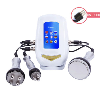 3 in1 40K Ultrasonic Cavitation Machine Body Slimming Massager RF Weight Loss Beauty Skin Tighten Lift Skin Rejuvenation (shippe