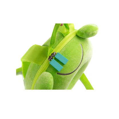 Children's Boys Girls Backpack Animal Plush Frog Cute Schoolbag Lightweight and Comfortable  Bag For Kindergarten Mother Kids