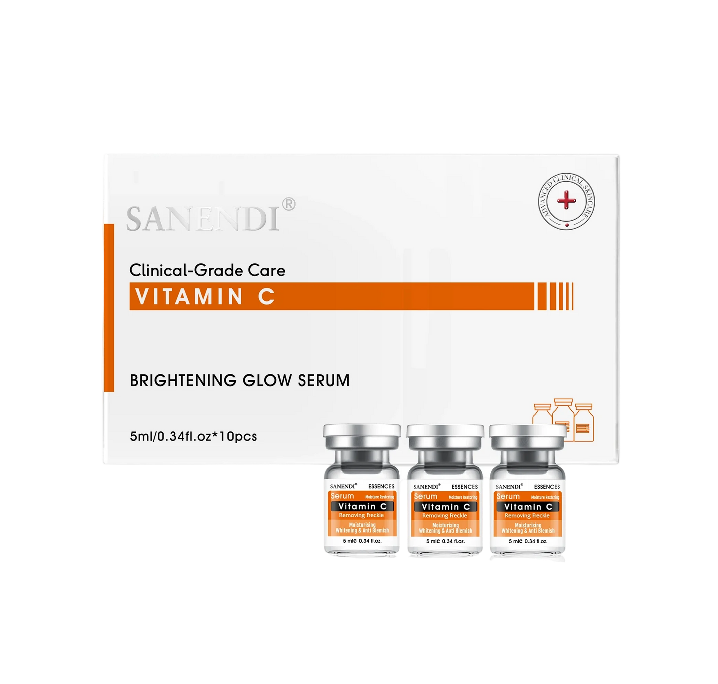 10Vials Hyaluron Acid Ampoule Serum for Facial Dr.Pen Micronneed Retinol EGF Peptide VC Snail Mucin Moisturizing Skin Care