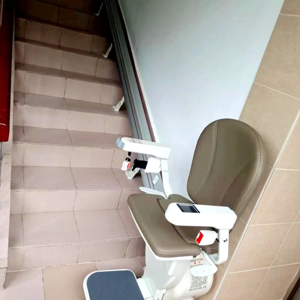 Factory Indoor Steel Automatic Straight Stair Lift Chair Stair Lifter for the elderly