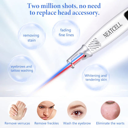 Picosecond Laser Pointer for Mole Removal Dark Spot Removal Pen tattoo Acne Skin Pigment Portable Removal Machine Beauty
