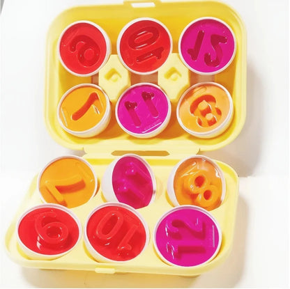 Geometric shape matching twisty eggs children's early education enlightenment smart eggs color recognition toys