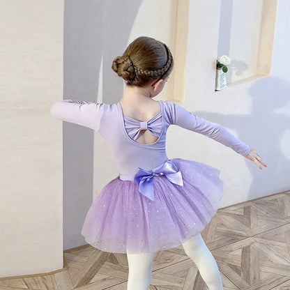 Dance Wear Stage Ballet Dress Tutu Girl Skirts Children's Clothing Kids Clothes Costumes Cute Baby Summer Casual Elegant Set