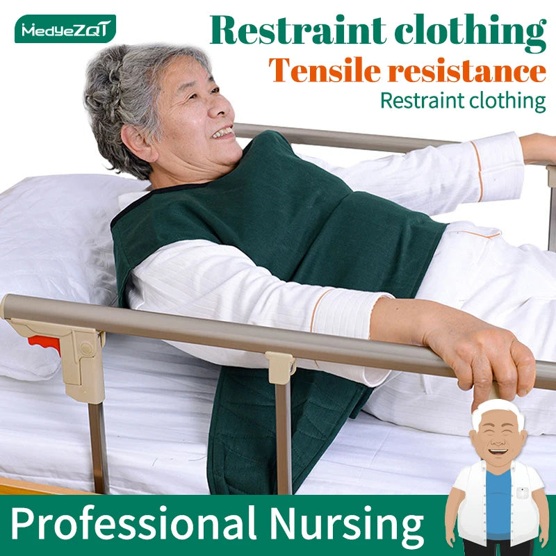 Anti-fall restraint vest for Alzheimer's patients, limiting patients from falling from the bed wheelchair, agitation, fall injur