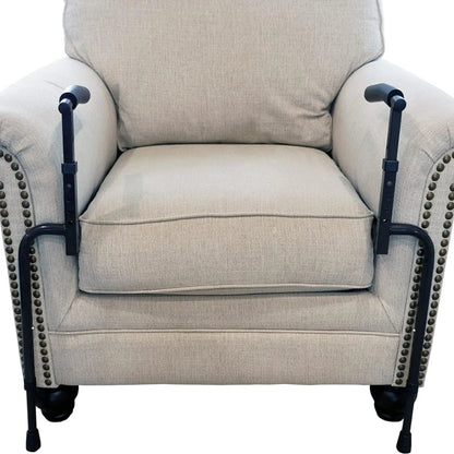 Stair Climbing Assist Cane & Elderly Stair Lift Assist Adjustable Height with Anti-Slip Handle , 300lbs Capacity for Seniors