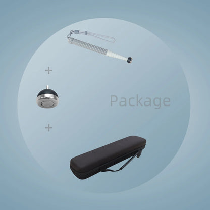 130cm Titanium Alloy Telescopic Blind Cane – White Cane for Visually Impaired, Rotating Tip with Extra Replacement & Hard Case