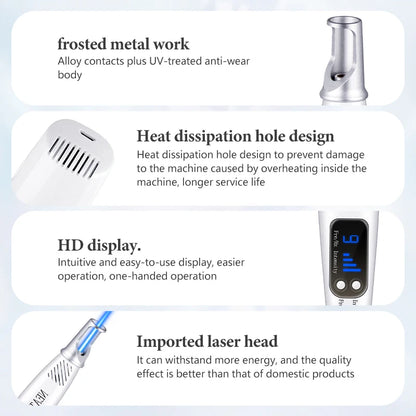Picosecond Laser Pointer for Mole Removal Dark Spot Removal Pen tattoo Acne Skin Pigment Portable Removal Machine Beauty