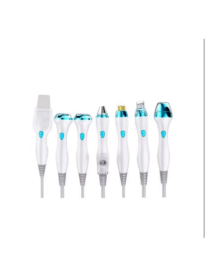 Aaccessory 7 handles 7 IN 1 Hydro facial machine Ultrasonic Skin Analyzer Skin Rejuvenation Dermabrasion Oxygen Facial Machine