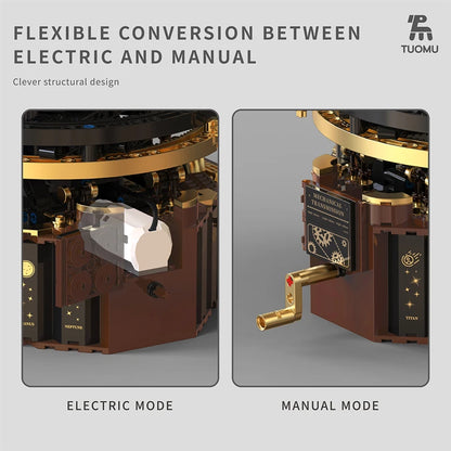 Electric solar system Model building blocks Space Exploration Learning equipment Assembling toy rotatable gift for child student