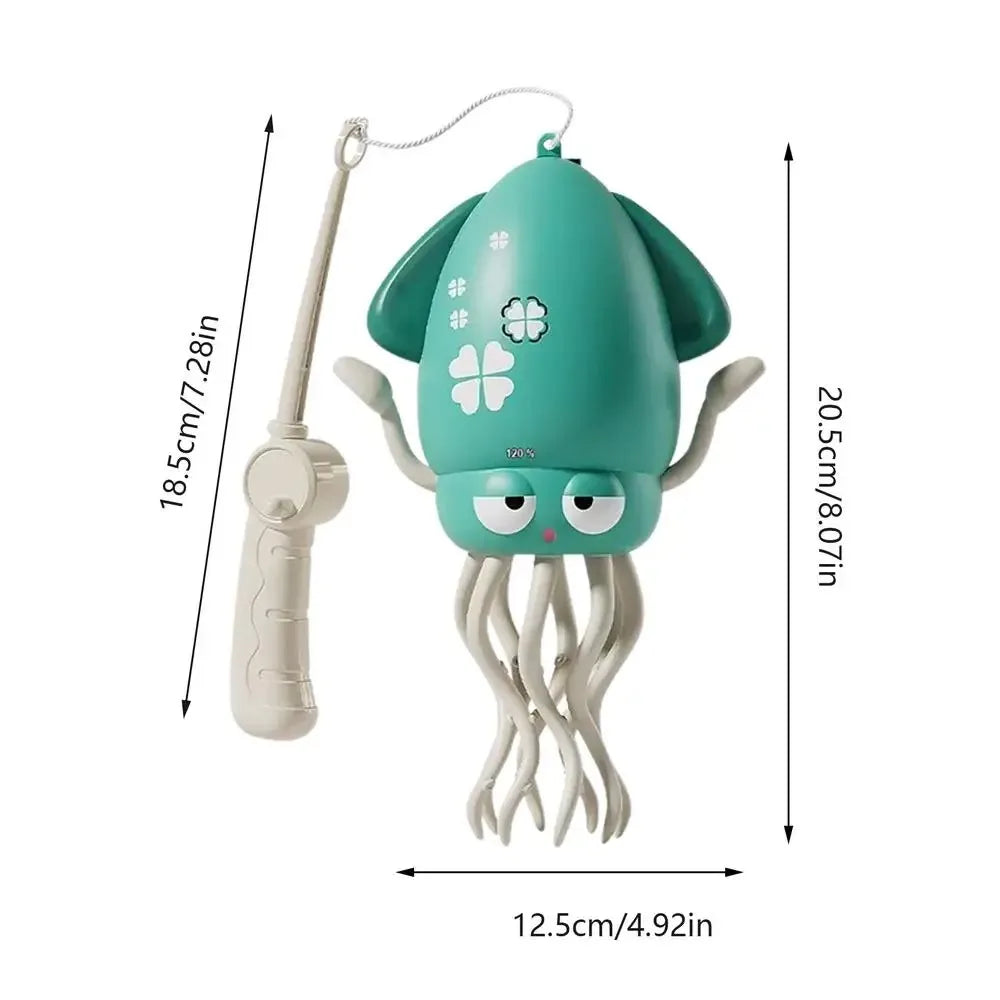 Children's Electric Octopus  Glow Dancing Octopus Toys Cartoon Interactive Development Moving Education Toddler Toy Gift