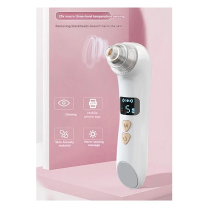 【A04R】Blackhead Sucker Deep Clean Machine Heating Type Acne Remover Blackheads Heated Face