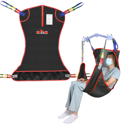 Ehucon Universal Full Body Patient Lift Sling Medical Hoist Sling for Bed Positioning Assist and Transfer Disabled