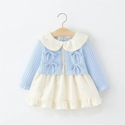 Newborn Baby Girl Dress Toddler Clothes Spring Autumn Kids Girls Long Sleeve Princess 1st Birthday Dresses Infant Clothing