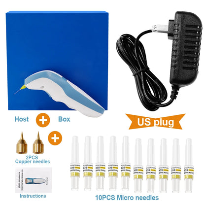 4TH Mole Remover Plasma Pen Fibroblasts PAA Ozone Freckle Tag Wart Removal with Replace Needles Beauty Care Tools