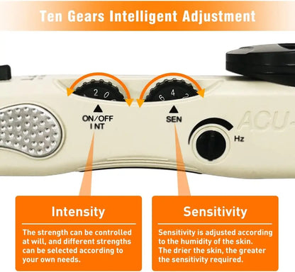 Electronic Acupuncture Pen Meridian Pen Find Acupoints Automatically with 3 Massage Heads Rechargeable