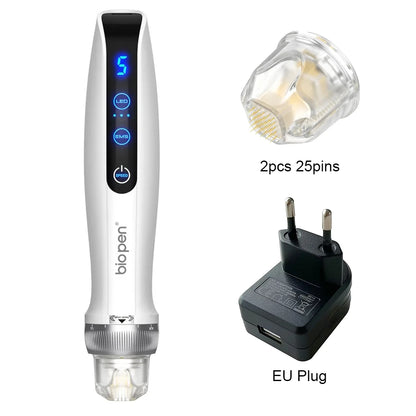 Best Derma Pen Bio Pen Q2 Wireless EMS Microneedling Derma Stamp With LED Light Therapy For Skin Care And Hair Regrowth