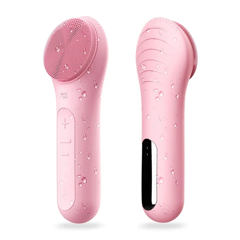 Electric Silicone Face Washing Brush Massage for Skin Tightening Pore Cleansing Facial Beauty Device