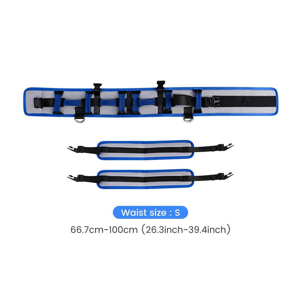 Patient Transfer Belt Moving Waist Strap Soft Nylon Leg Loops Paralyzed People Body Lifting Aids For Hemiplegia Rehabilitation