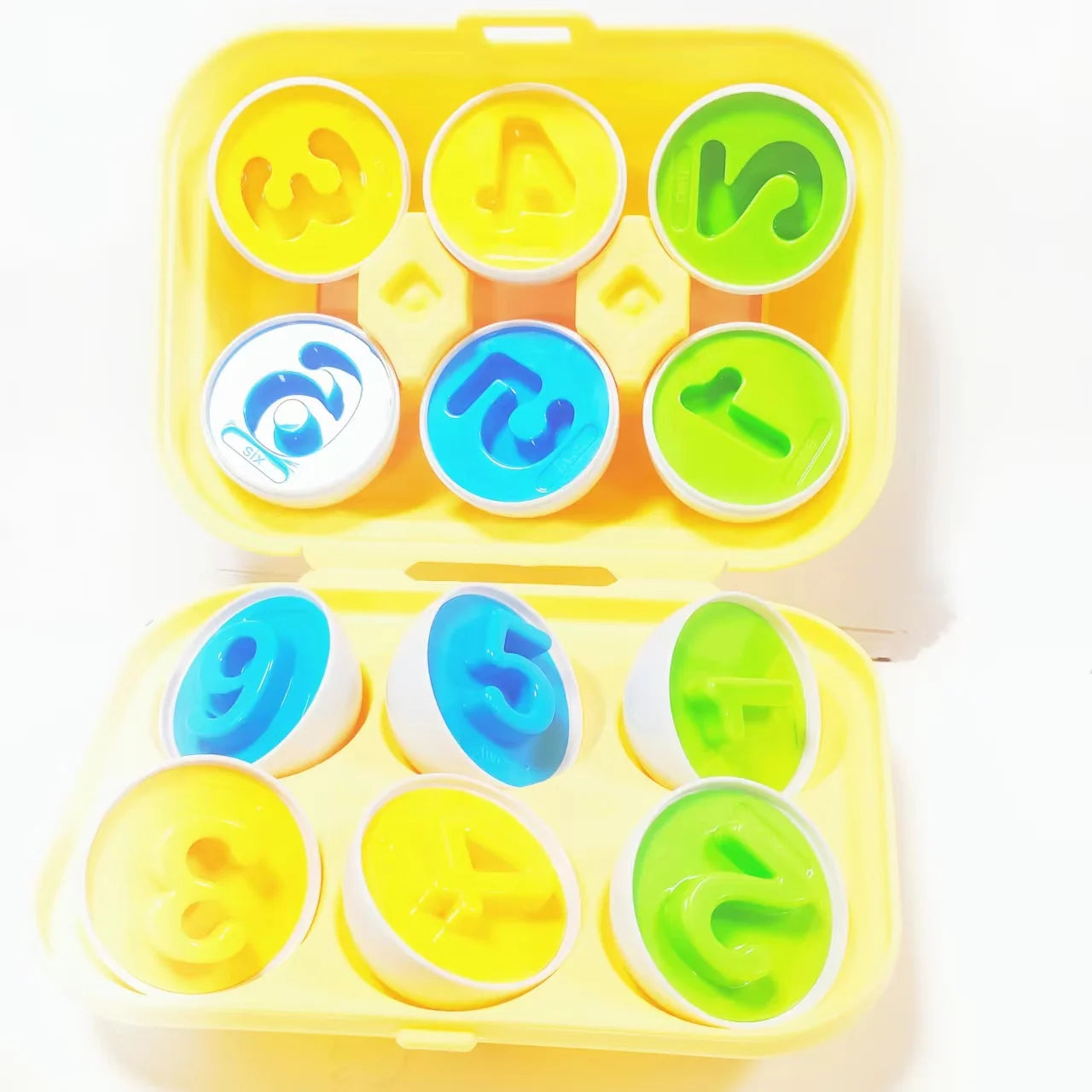 Geometric shape matching twisty eggs children's early education enlightenment smart eggs color recognition toys