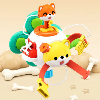 Baby Toys Busy Ball Hand-catch Ball Puzzle Sensory Hexahedral Rotating Box Parent-child Interactive Toys Toddler Educational Toy