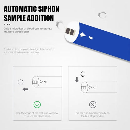 50Pcs Blood Glucose Test Strips/Lancets For G-425-3/G-425-2/G-425-1/G-427B Glucosemeter Blood Sugar Testing Papers Blood Collect
