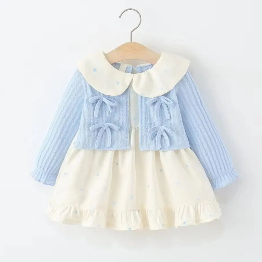 Newborn Baby Girl Dress Toddler Clothes Spring Autumn Kids Girls Long Sleeve Princess 1st Birthday Dresses Infant Clothing