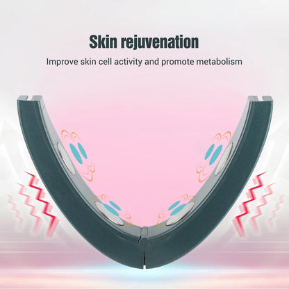 V Face Facial Massager, Intelligent Beauty Household Facial Massager, V-shaped Facial Lifting Firming Belt, Double Chin Reduce