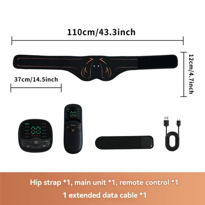 Electric Hips Trainer Butt Muscle Stimulator Fitness Weight Loss Buttocks Lifting USB Rechargable Muscle Toner