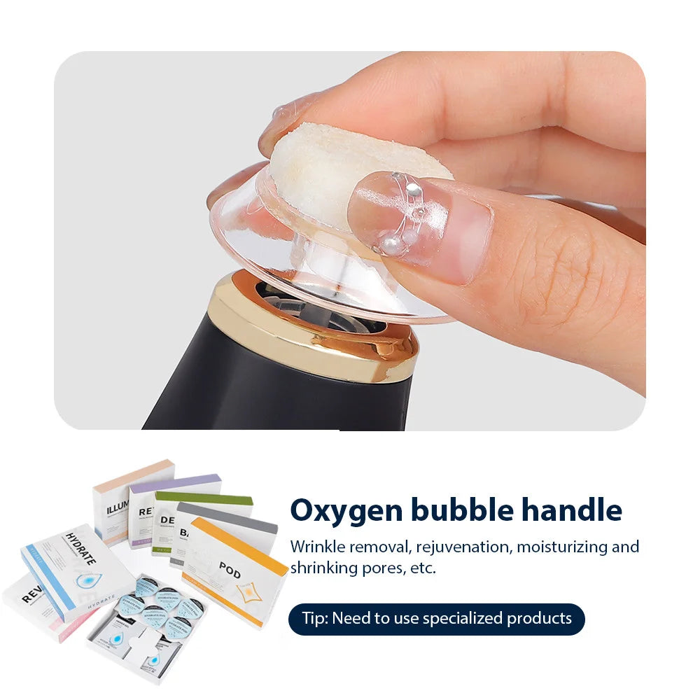 Oxygen Bubble Pen CO2 Oxygen Portable Facial Machine CO2 Gel Facial Skin Care Device Facial SPA CO2 Bubble Oxygen Beauty Machine