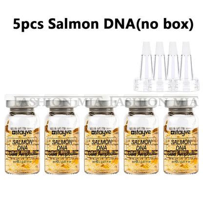Stayve 8ml Salmon DNA Gold Ampoule Serum Kit Natural Brightening Whitening Moisturizing Rejuvenation Face Care Skin