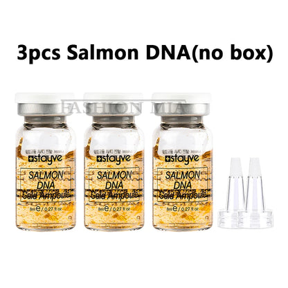 Stayve 8ml Salmon DNA Gold Ampoule Serum Kit Natural Brightening Whitening Moisturizing Rejuvenation Face Care Skin
