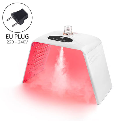 7 Colors LED Photon Machine With Nano Spray Skin Moisturizing Face Humidifier Nano Spray LED Facial Body SPA Skin Care Lamp