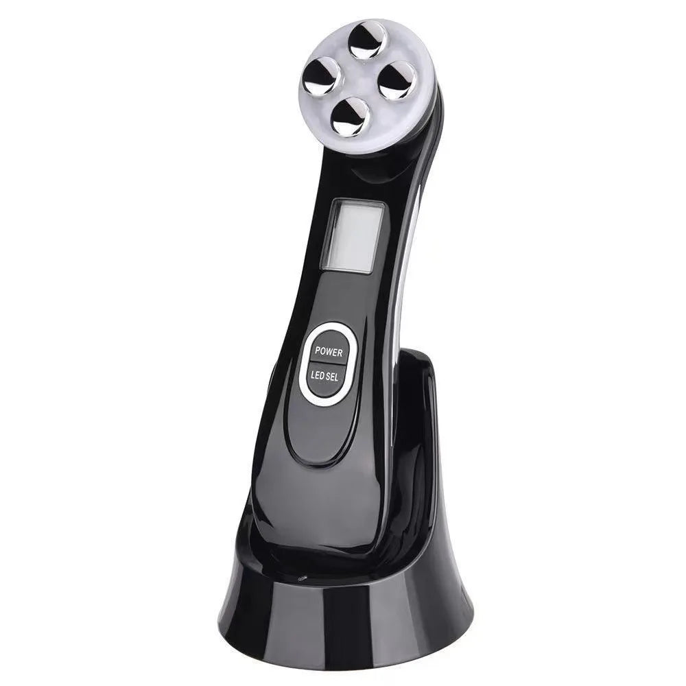 5-IN-1 RF LED Photon Skin Care Beauty Device EMS Facial Electroporation Radio Frequency Face Lifting Tighten Wrinkle Removal
