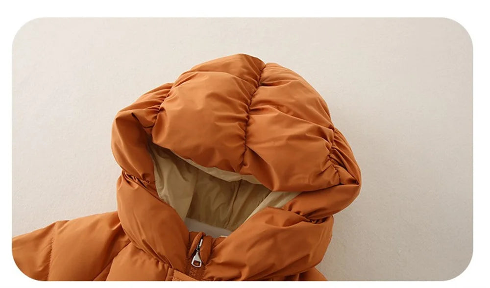 Newborn Jumpsuit Winter Baby Clothes Infant Clothing Girls Jumpsuit for Boys Warm Hooded Romper Toddler Clothes 0-18 Month