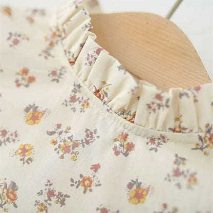 Autumn Baby Clothes Outfits Toddler Girls Clothes Casual Flower T-Shirt+ Denim Dress Suits for Girls Clothing 1st Birthday Sets