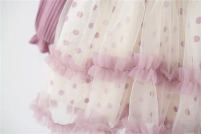 Baby Girls' Dress Toddler Clothes Children's Casual Long Sleeve Birthday Princess Dresses for Girls Clothing 0-3 Years Old