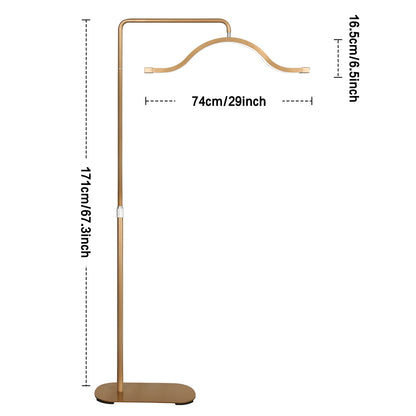 Fosoto FT-Y13 Half-Moon Light LED Photography Light LED Eyelash Light for Salon Beauty Eyelash Makeup Lamp Ligting