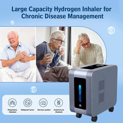 High Purity Hydrogen Water Generator Quiet Hydrogen Inhalation Machine O2 HHO Double Outlet Hydrogen Water Device 1200ML 1800ML