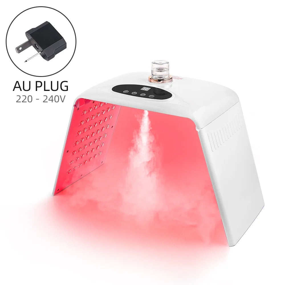 7 Colors LED Photon Machine With Nano Spray Skin Moisturizing Face Humidifier Nano Spray LED Facial Body SPA Skin Care Lamp